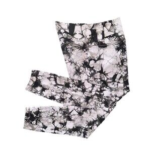 Lululemon Wunder Under High-Rise Tight 25” Black Marble Dye Luxtreme Size 6